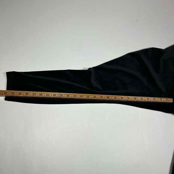 J.Jill Pure Jill Women Pull On Cropped Pants Black Velour Stretch Mid Rise Sz PM - Picture 11 of 11